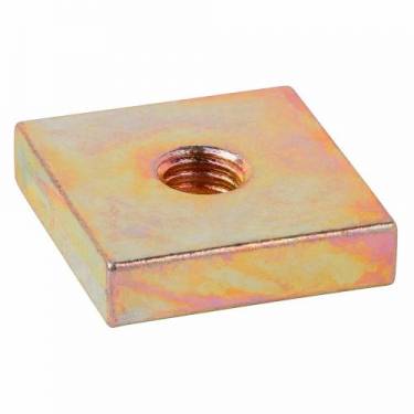 Cupro Nickel Fasteners Square Nuts 1 Inch Square Brass Hardware Fitting Polished Surface Golden Color Manufacturers in Dubai