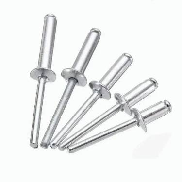 Duplex Steel Blind Rivets SS 304 SS 316 Round Head Rivets 3 MM to 8 MM Industrial Silver Plastic Bag Manufacturers in Dubai