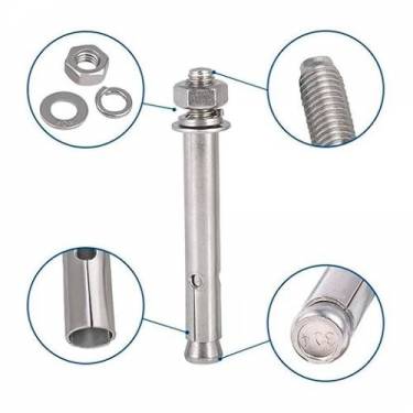 Duplex Steel Expansion Anchors Stainless Steel M10 Hex Head Anchor Bolts with Stainless Steel Exterior Finish Manufacturers in Dubai