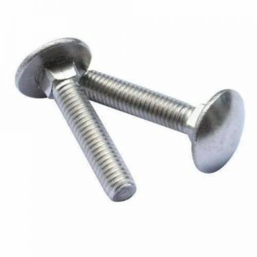 Hastelloy Carriage Bolts C276 Round Fasteners M3 to M72 Full Thread Industrial Application Box Packaging Manufacturers in Indonesia