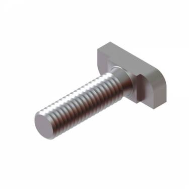 Hastelloy T Head Bolts Carbon Steel Fasteners M3 to M72 Full Thread Industrial Application Box Packaging Silver Color Manufacturers in Indonesia