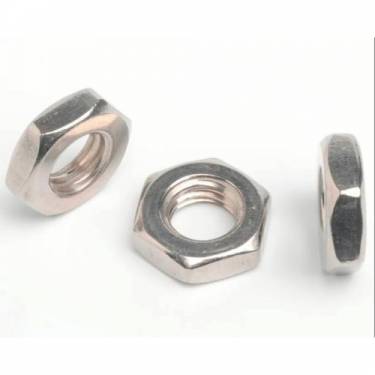 High Tensile Fasteners Lock Nuts High Tensile Mild Steel Lock Nut With Self Locking Mechanism 15mm Hex Silver Grade 8.8 For Vibration Resistant Connections Manufacturers, Suppliers in Mumbai