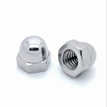Inconel 925 Fasteners Cap Nuts M10 Dome Shaped Silver Hardware Fitting With Polished Surface Finish Manufacturers in Dubai