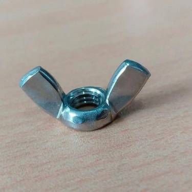 Monel Fastener Wing Nuts 10 MM Wing Nut Carbon Steel Polished Finish Silver Color Manufacturers in Nigeria