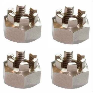 Nickel Alloy Fasteners Castle Nuts Drilling Hexagonal Nuts CN123 100 Percent Standard Compliance Manufacturers in Indonesia