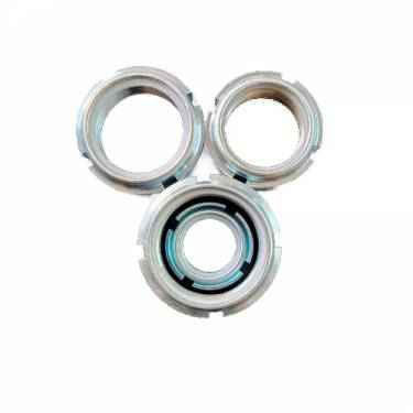 Nickel Alloy Fasteners Nylon Insert Nuts Mild Steel Round Shape Zinc Plated Industrial Components 2 - 150mm Diameter Manufacturers in Indonesia