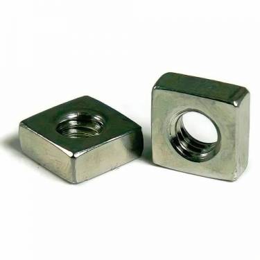 Nickel Alloy Fasteners Square Nuts Square Shape SS304 Polished Industrial Components M3 Size Manufacturers in Indonesia
