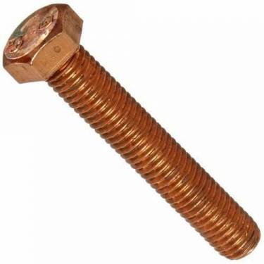 Phosphorous Bronze Fasteners Hex Bolts Phosphor Bronze Round Fasteners M100 Full Thread Construction Application Golden Color Manufacturers in Qatar