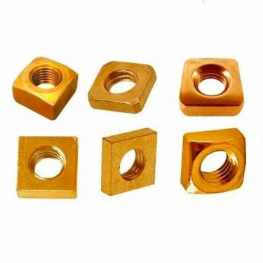 Phosphorous Bronze Fasteners Square Nuts Customized Size Phosphorous Bronze Material Manufacturers in Qatar