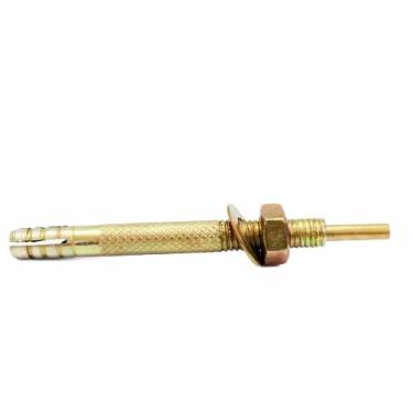 Pin Anchor Bolts Mild Steel M8 50mm Length Golden Polished Bolts For Connecting Structural And Non Structural Elements To Concrete Manufacturers in Dubai