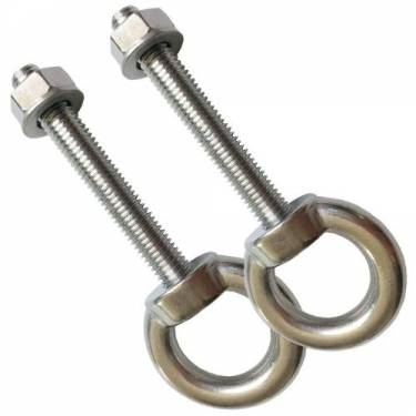 SS 904l Fasteners Eye Bolts Round Industrial Bolt Silver Color Manufacturers in Oman