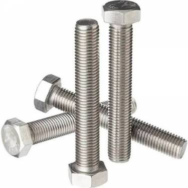 SS 904l Fasteners Hex Bolts 304 Stainless Steel M6 Hexagonal Bolt 15mm Length Polished Finish Corrosion Resistant Manufacturers in Oman
