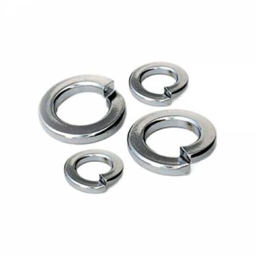 SS 904l Fasteners Spring Washers Carbon Steel Round Washer Metal Coated Silver Color Manufacturers in Oman