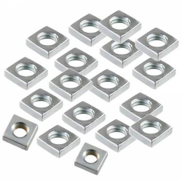 SS 904l Fasteners Square Nuts Stainless Steel 2MM Square Drilling Nut Silver Color Manufacturers in Oman
