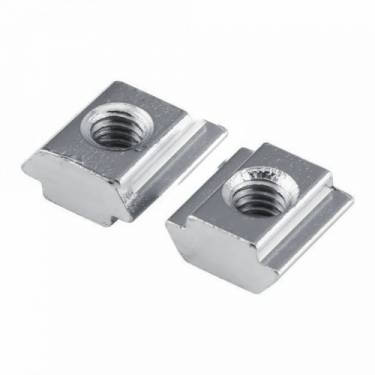 Sanicro 28 Fastener Slotted Nuts Polished Silver Mild Steel Etching Nuts Manufacturers in Dubai