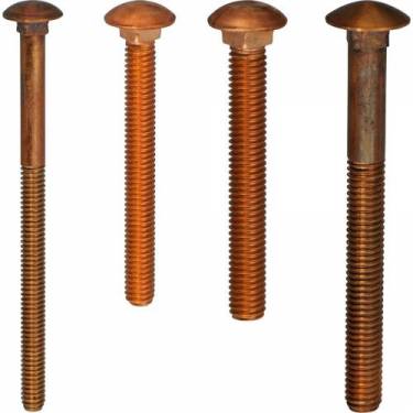 Silicon Bronze Fasteners Carriage Bolts Silicon Bronze Carriage Bolts With Round Head And Square Neck For Marine Fastening Upto 500mm Length Manufacturers in Dubai