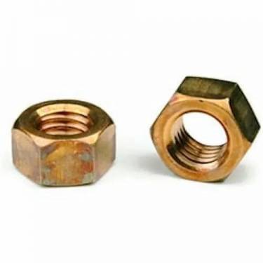 Silicon Bronze Fasteners Hex Nuts Silicon Bronze Alloy 651 655 CDA651 CDA655 Marine Fasteners With Zinc Plated Surface Treatment Manufacturers in Dubai