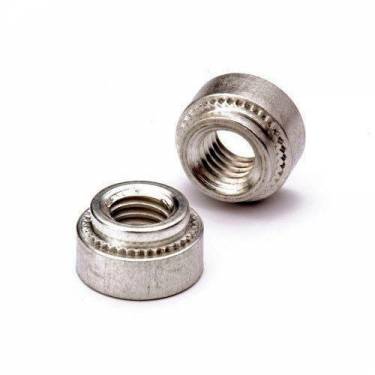 Smo 254 Fasteners Clinch Nuts AISI 304 Stainless Steel Round Head Shape Self Color 1mm Min Sheet Thickness Box Packaging Manufacturers in Dubai
