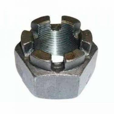 Smo 254 Fasteners Slotted Nuts Custom Size SS Head Thread Industrial Use Silver Color Manufacturers in Dubai