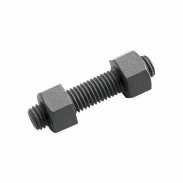 Smo 254 Fasteners Stud Bolts 16mm Alloy Steel Bolt Black Surface Treatment Industrial Use Pan India Manufacturers in Dubai