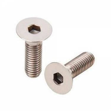 Super Duplex Countersunk Screws SS316 Stainless Steel Socket Set Screw Head Full Thread Auto Black Silver Multiuse Manufacturers in Indonesia