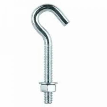 Super Duplex Hook Bolts Stainless Steel M10 Screw 60MM Thread Length Hot Dip Galvanized Thread Pitch 6MM Tapping Drill DIN ASTM Manufacturers in Indonesia