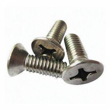 Super Duplex Phillips Head Screws Mild Steel Phillips Head Nickel Finish Hardware Fitting 20MM Onwards Size Manufacturers in Indonesia