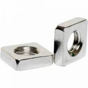 Super Duplex Square Nuts 304 Stainless Steel Square Nut with Nikel Chrome Finish Silver Broaching Grade Manufacturers in Indonesia