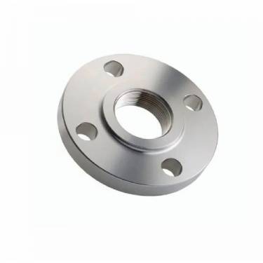Super Duplex Threaded Flanges Durable 1 - 5 Inch Silver Round Flanges For Industrial Applications Manufacturers in Dubai