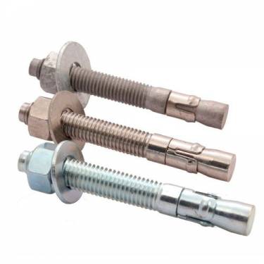 Super Duplex Wedge Anchors MS SS Round Head 10MM Diameter 70MM Length Customized Size Carton Box Packaging Manufacturers in Indonesia